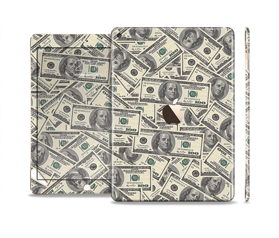 Another very cool iPad decal. Dollar bill design
